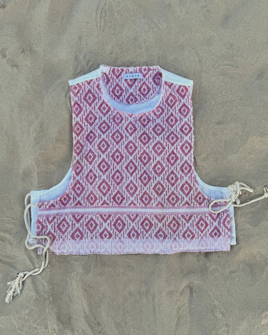 Vntg Reworked Tie Top