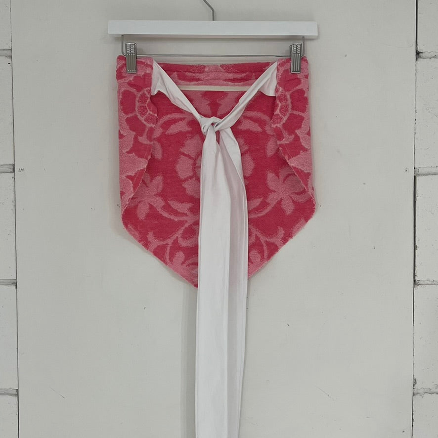 Vintage Euro Scarf Top pink