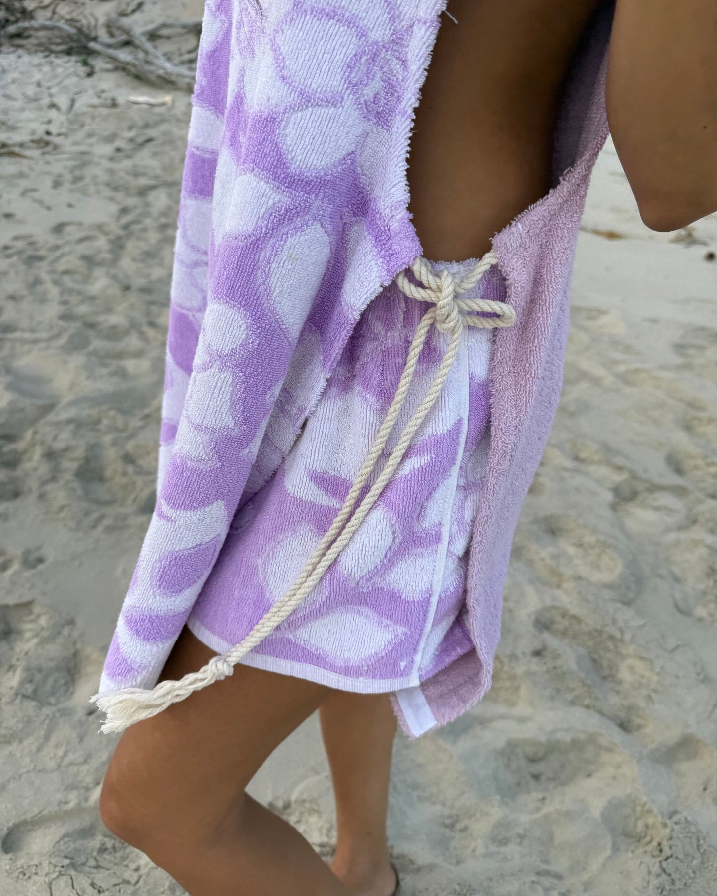 Vntg Reworked Tie Dress