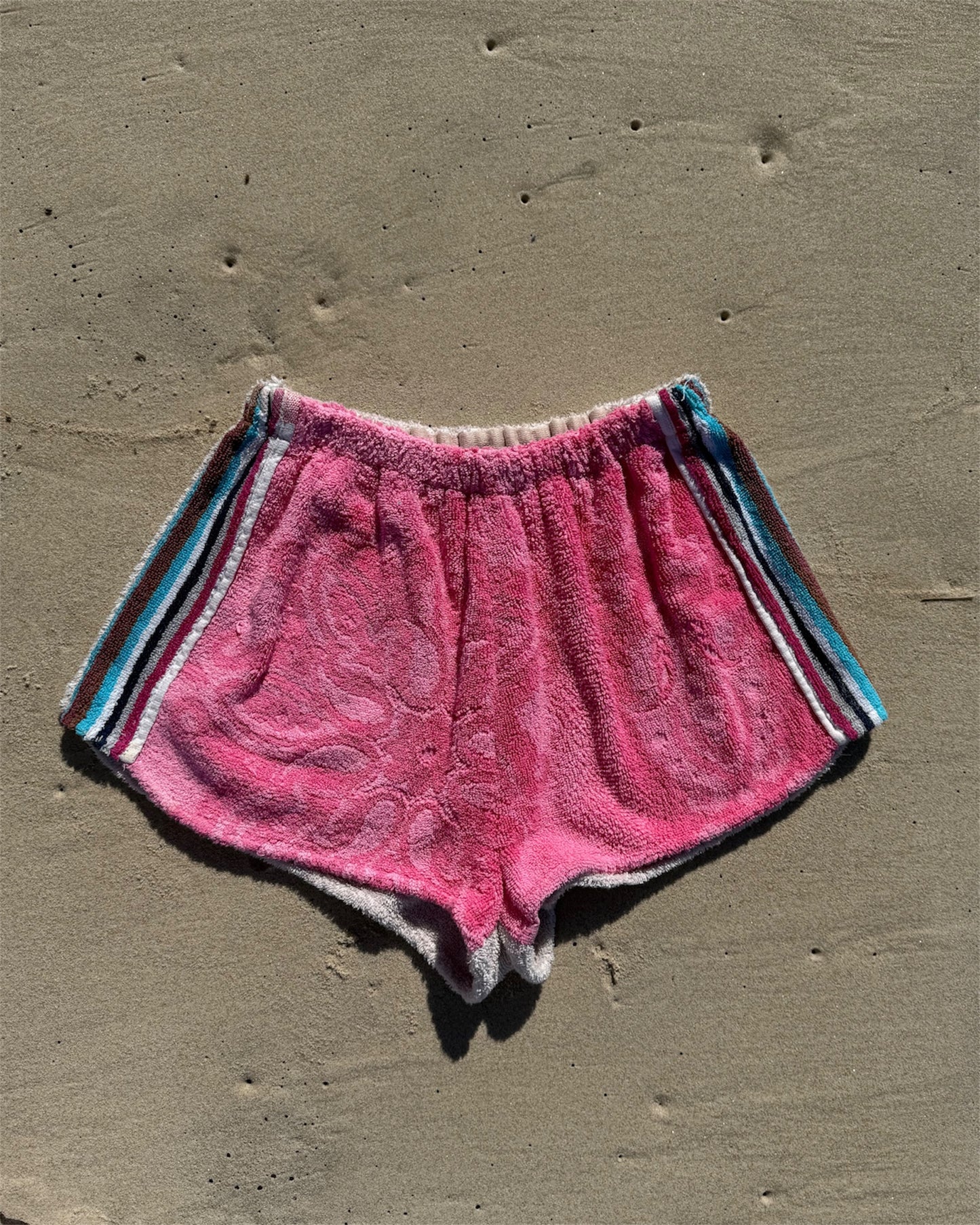 Vntg short hibiscus- S