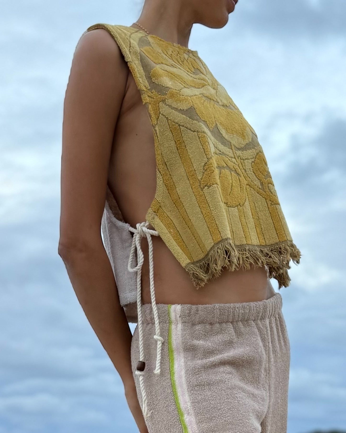Side Tie Top fringe