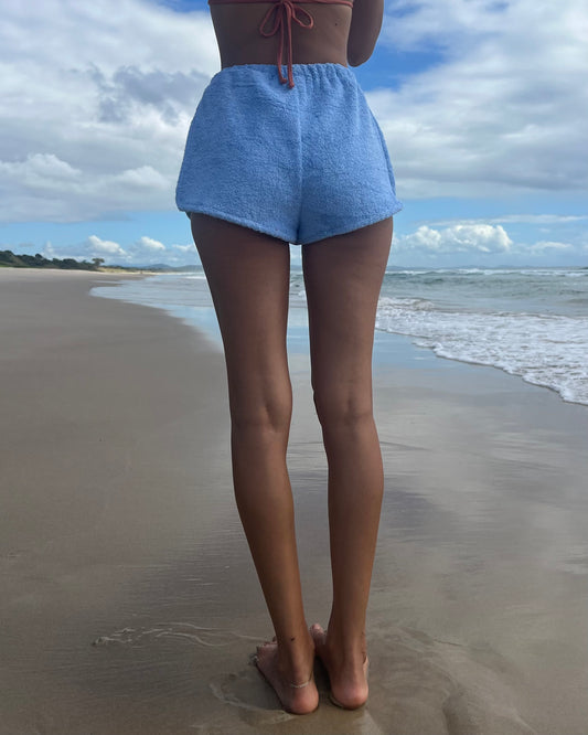 Reworked Scoop shorts-ice blue