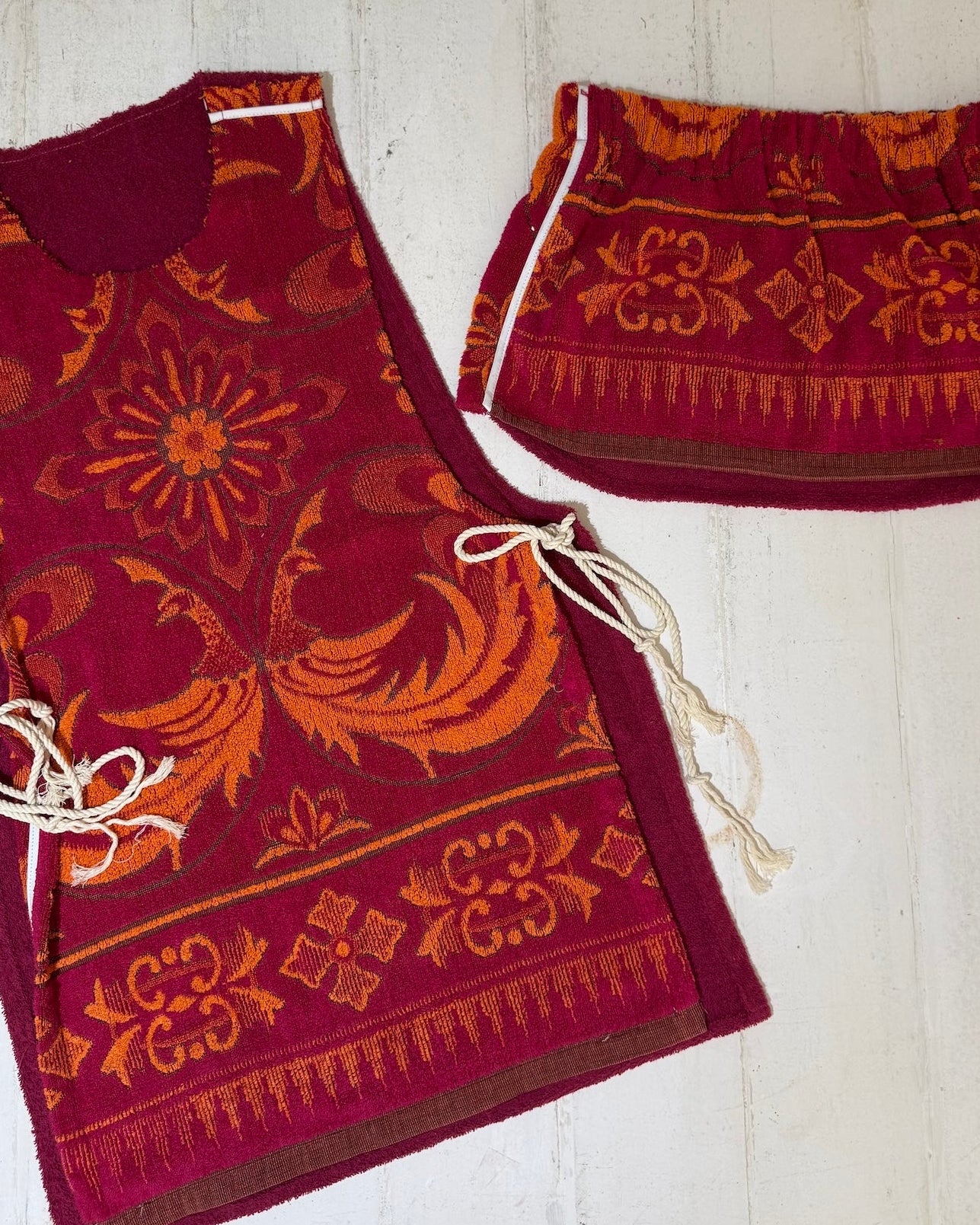 Vntg Reworked Side Tie Dress