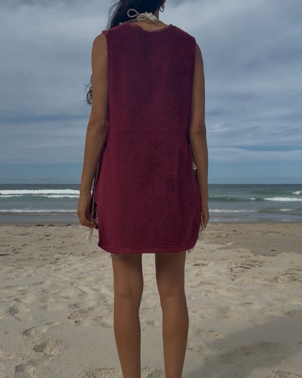 Vntg Reworked Tie Dress