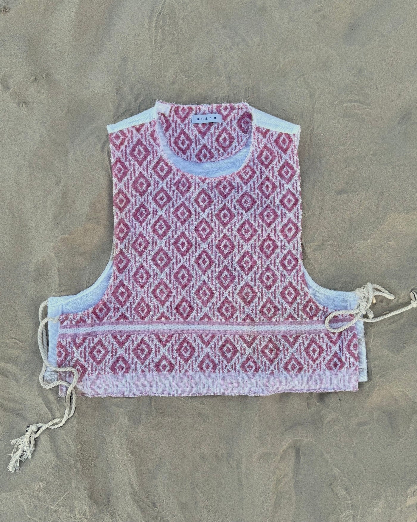 Vntg Reworked Tie Top