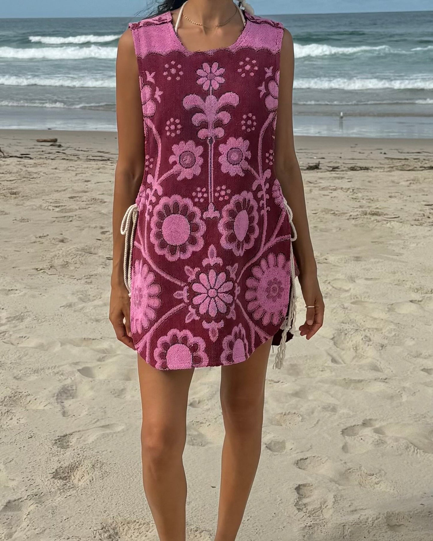 Vntg Reworked Tie Dress