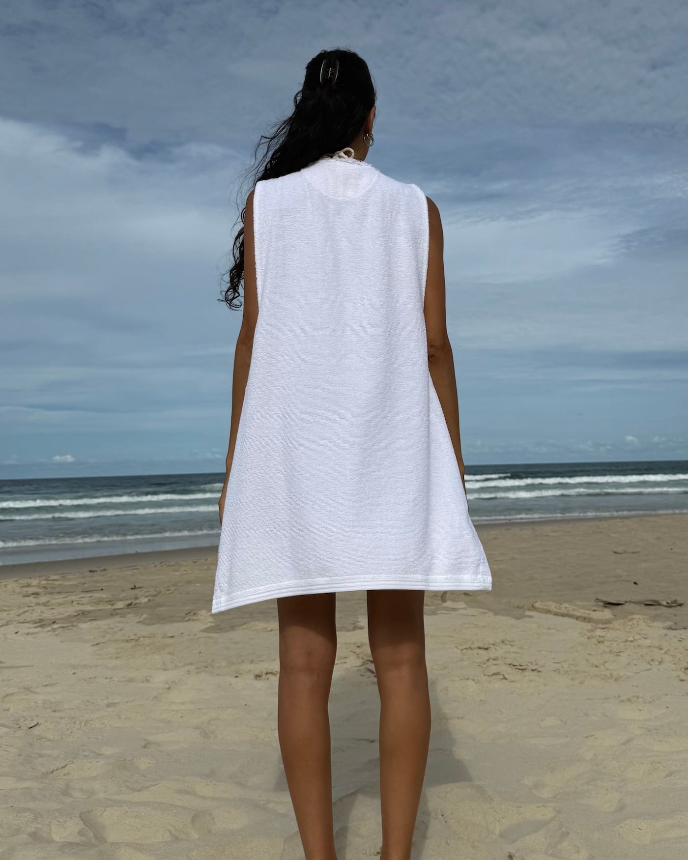 Vntg Reworked Tie Dress