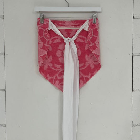 Vintage Euro Scarf Top pink