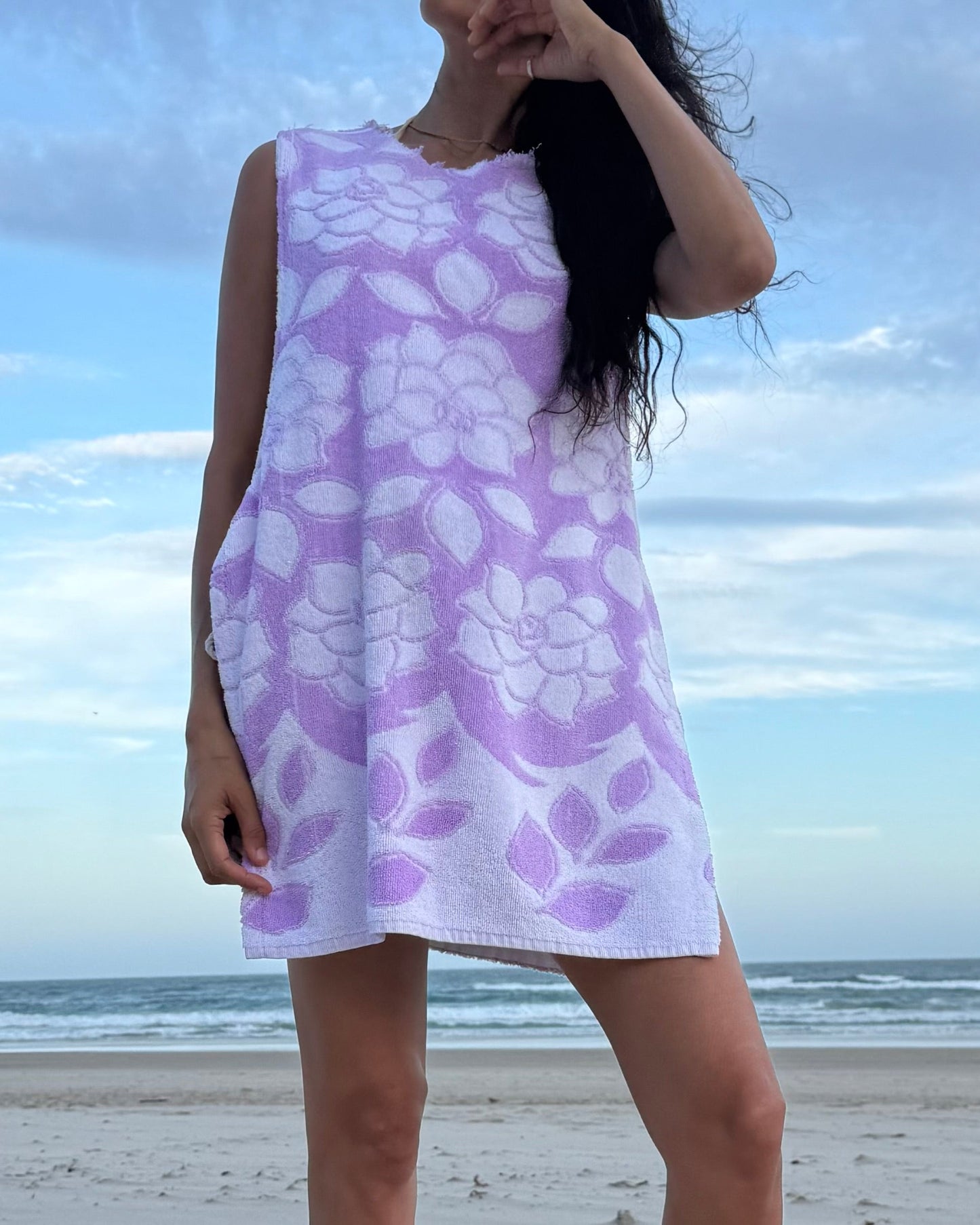 Vntg Reworked Tie Dress