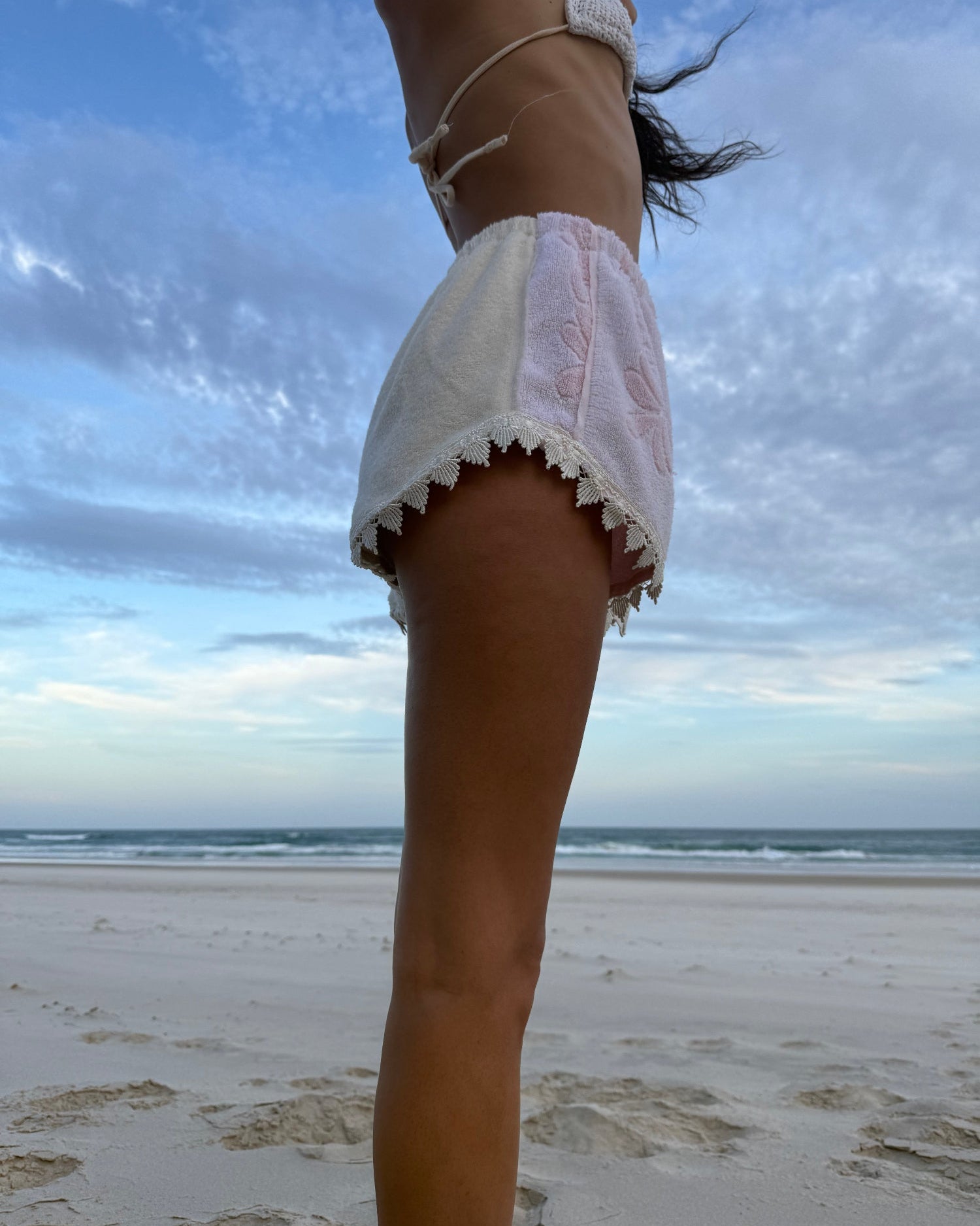 Vntg RW Shorts coral (M)