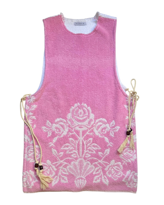 Side Tie Dress short rose