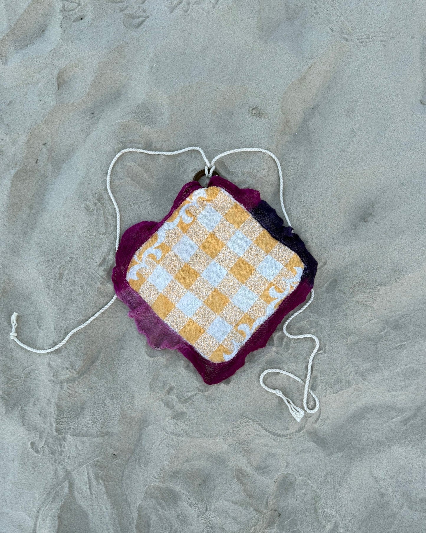 Vintage reworked halter top- Goldy