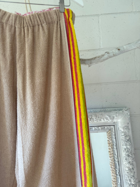 Reclaimed Pants sand- lime M-L