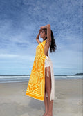 Side-Tie Dress Long