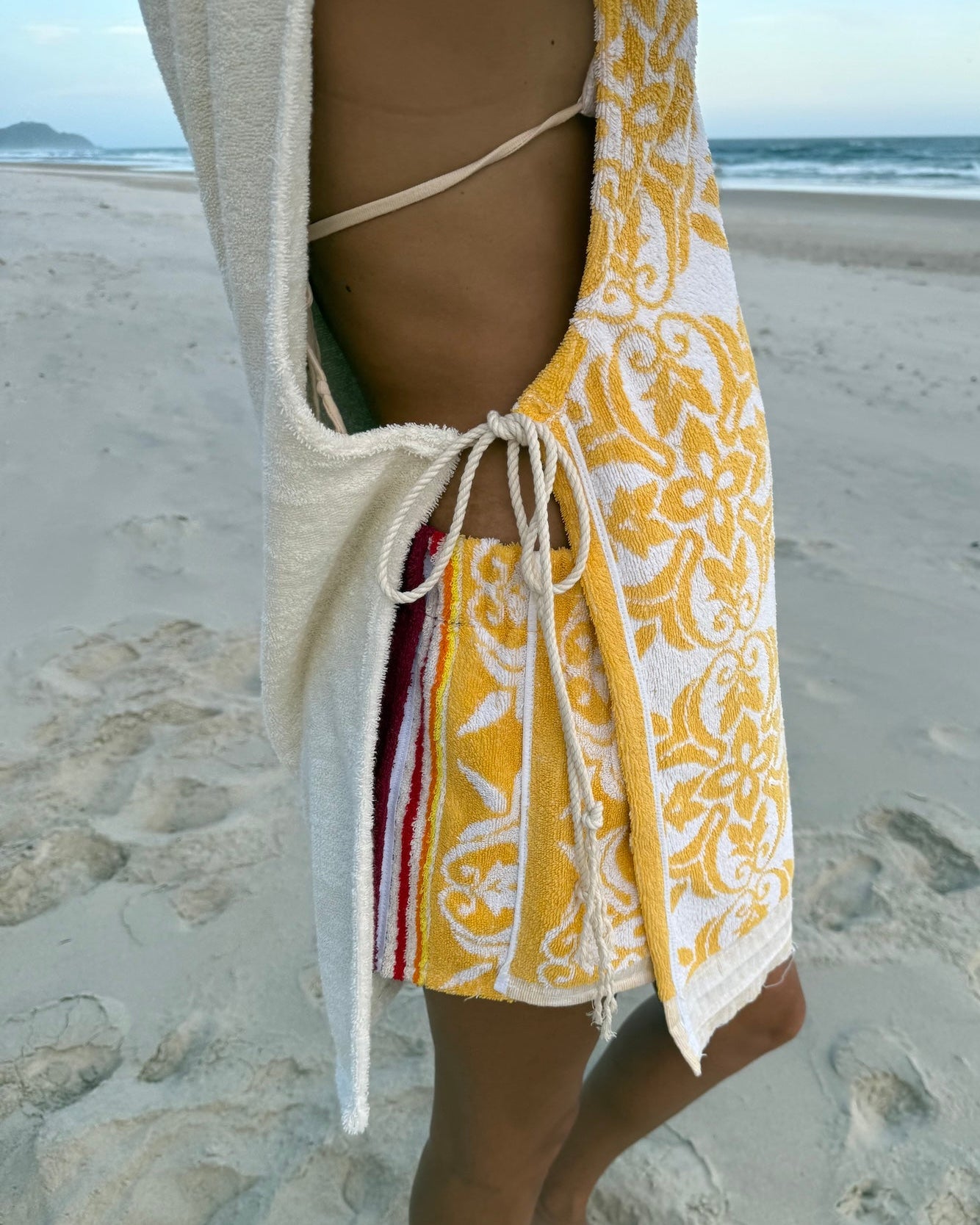 Vntg Reworked Tie Dress