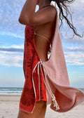 Vntg Reworked Tie Dress