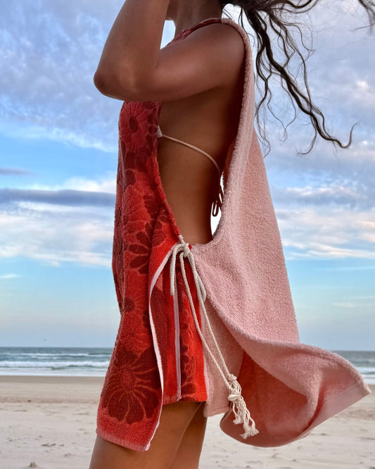 Vntg Reworked Tie Dress