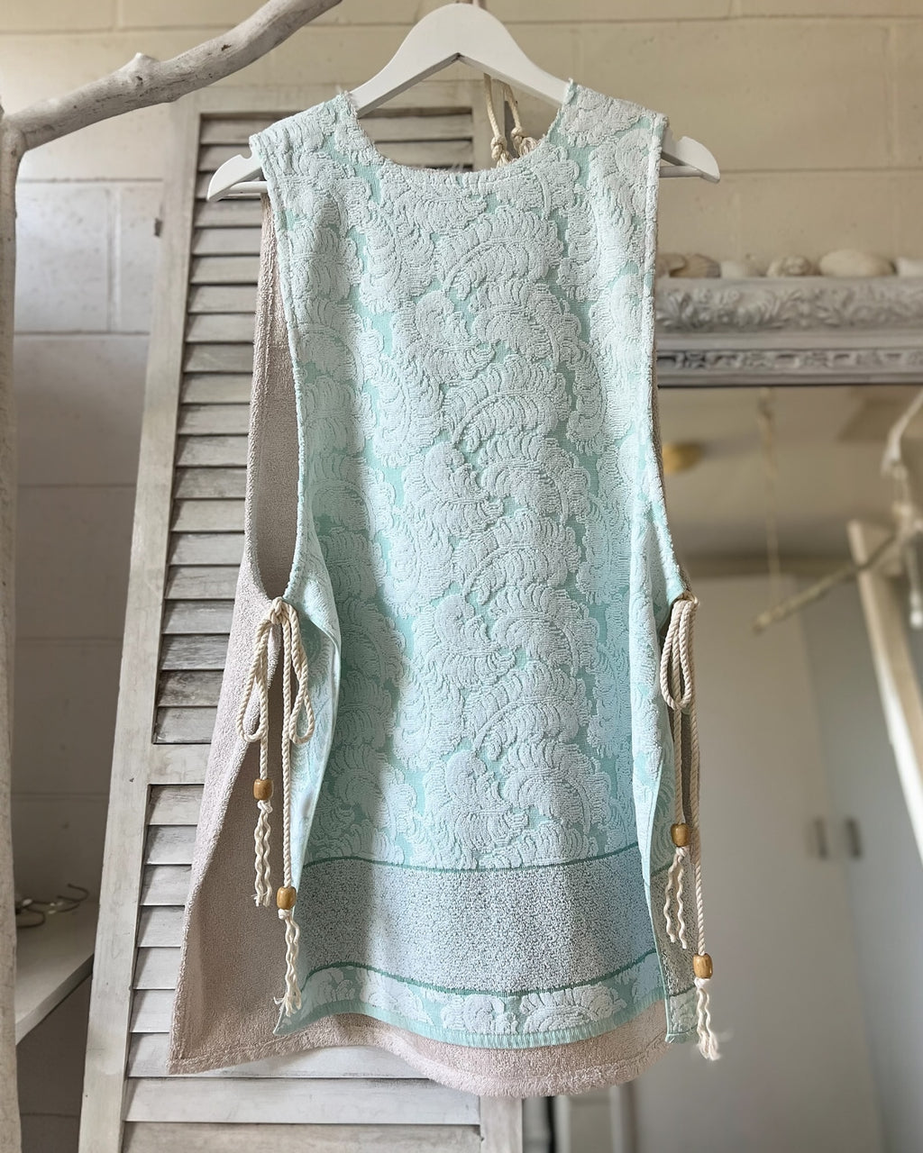 Side Tie Dress short Mint