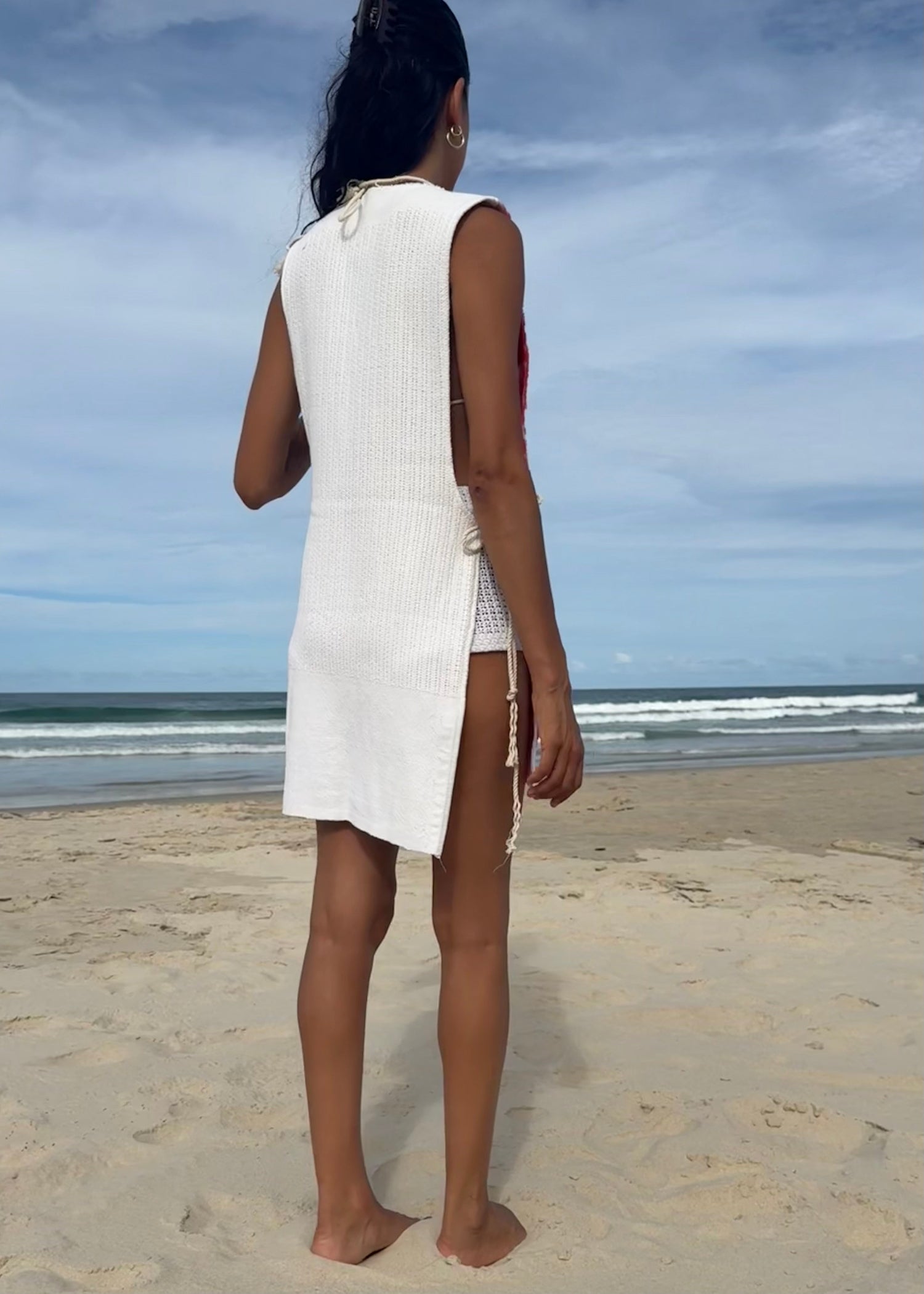 Side Tie Dress mint