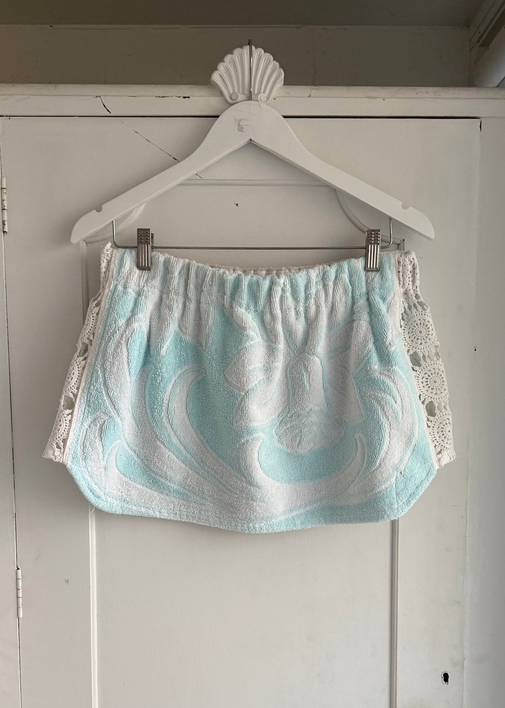 Skirt Mint Crochet lace