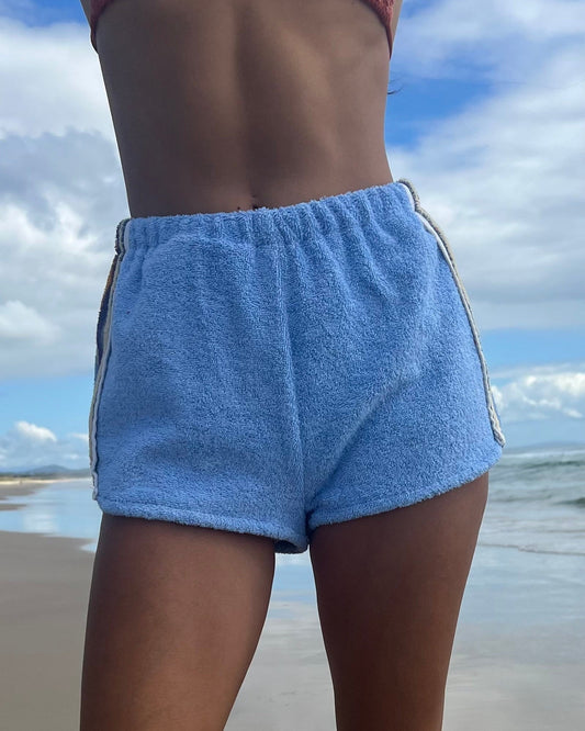 Reworked Scoop shorts-ice blue
