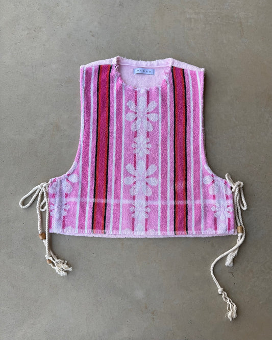 Vntg Reworked Tie Top