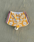 Orana redefining upcycling — one-of-a-kind reworked shorts, handmade in Byron Bay, Australia, from reclaimed vintage towels and textiles, inspired by nostalgic summer holiday memories, for a conscious and sustainable future
