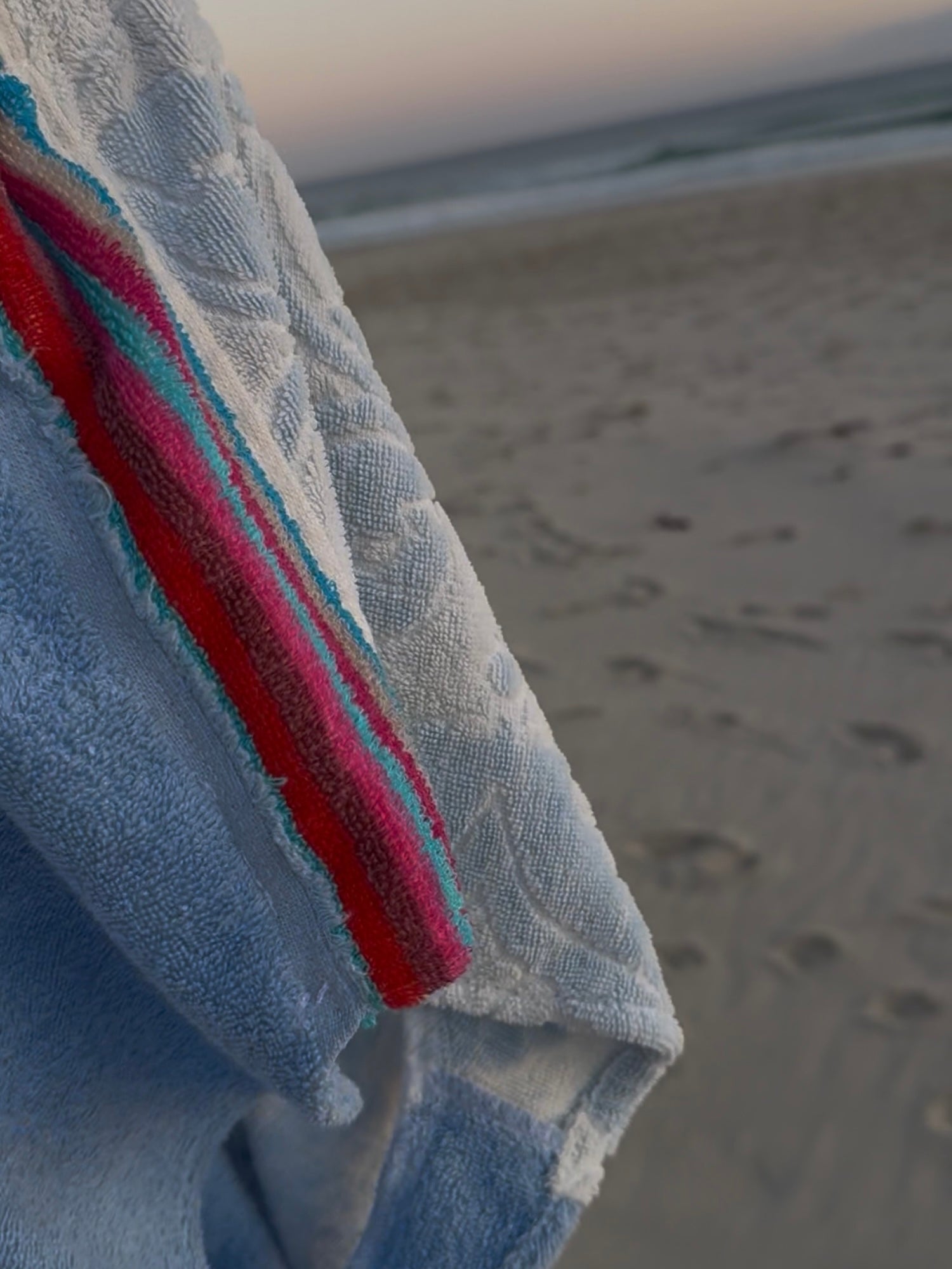 Orana redefining upcycling — one-of-a-kind reworked shorts, handmade in Byron Bay, Australia, from reclaimed vintage towels and textiles, inspired by nostalgic summer holiday memories, for a conscious and sustainable future
