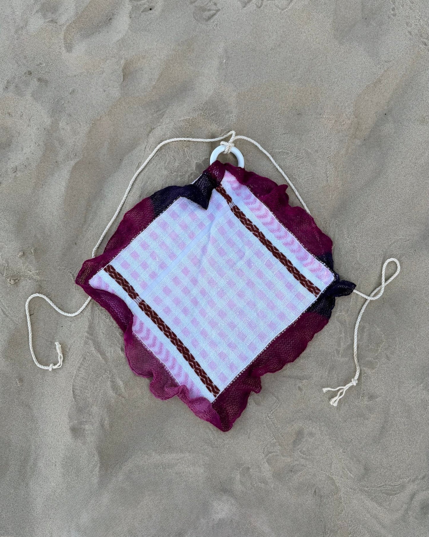 Vintage reworked halter top- iced vo-vo