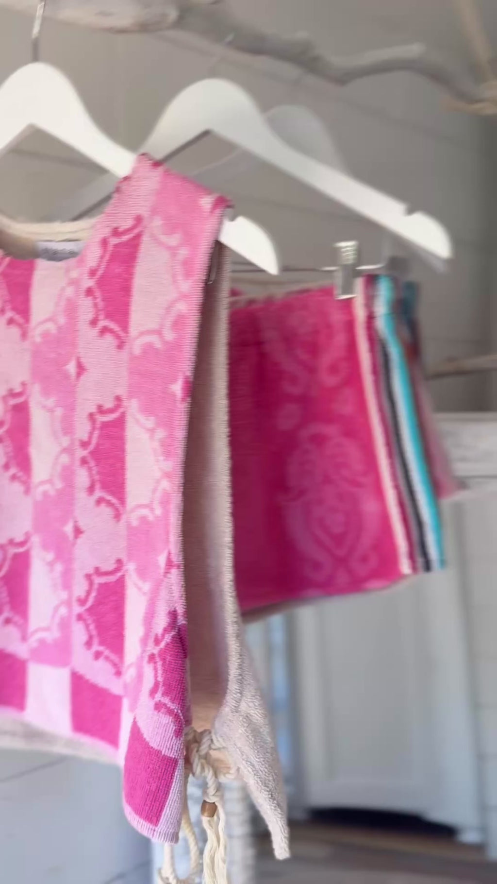 Vntg reworked tie top- Rosebay