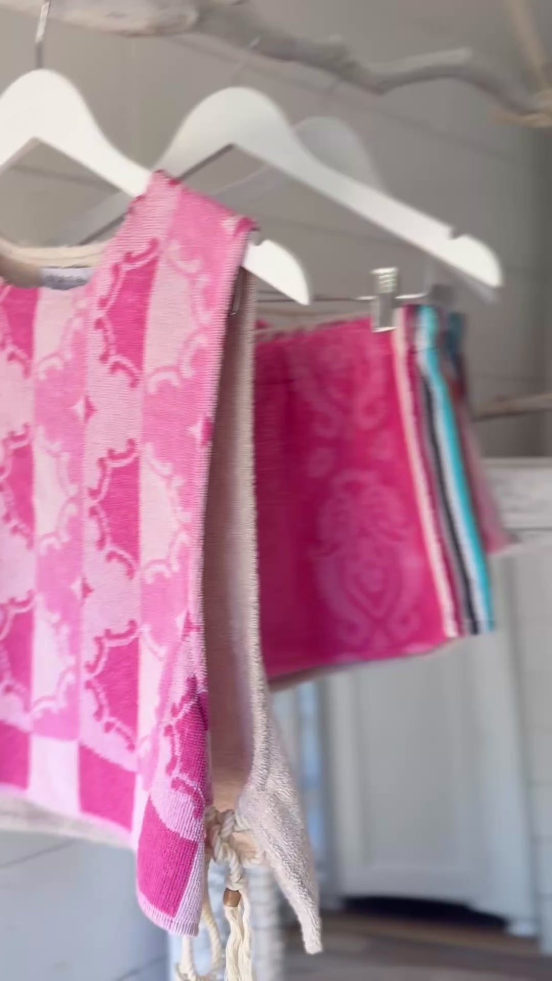Vntg reworked tie top- Rosebay