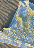 Vntg Reworked tie top-Lemon Slice 26