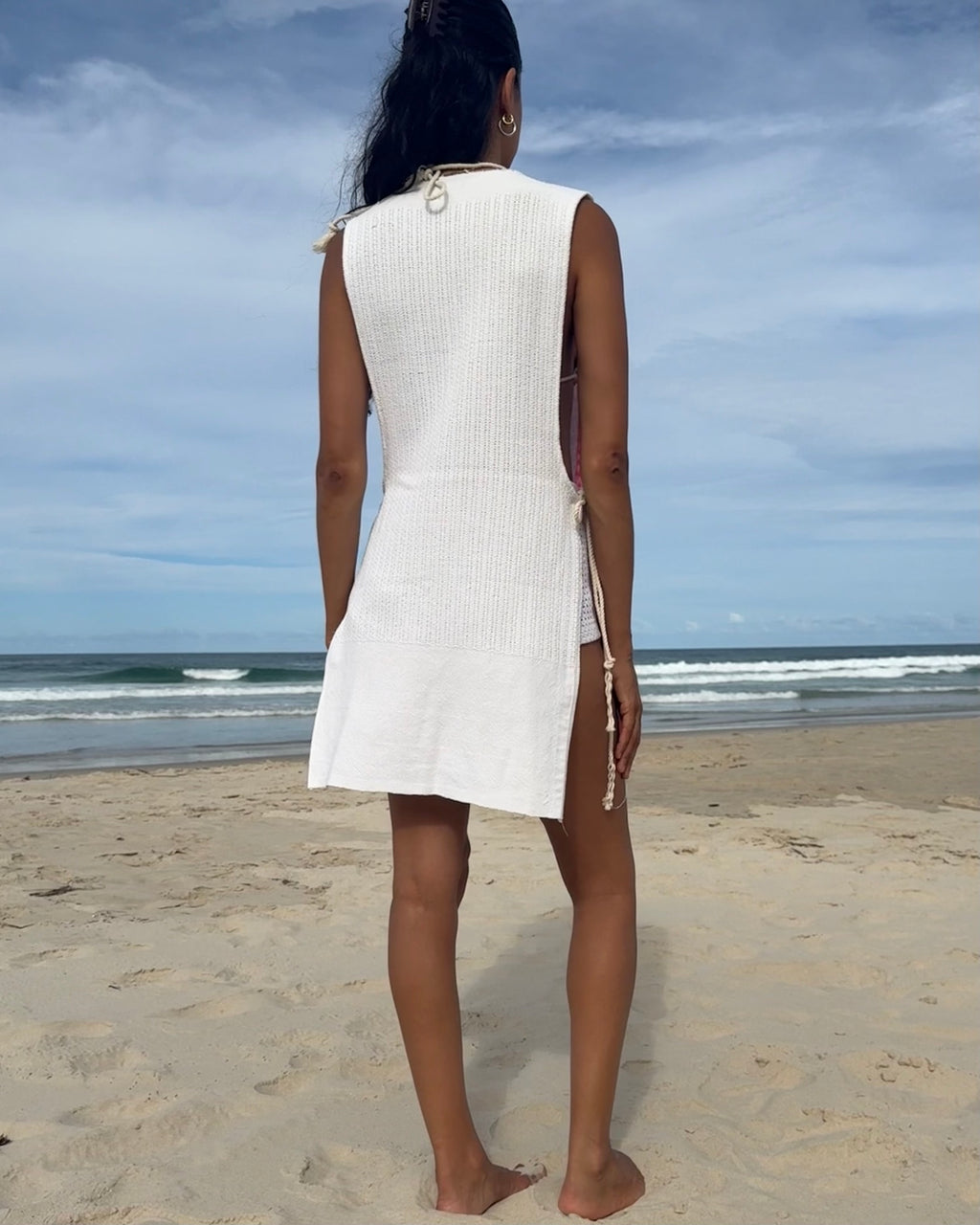 Side-Tie Dress mint