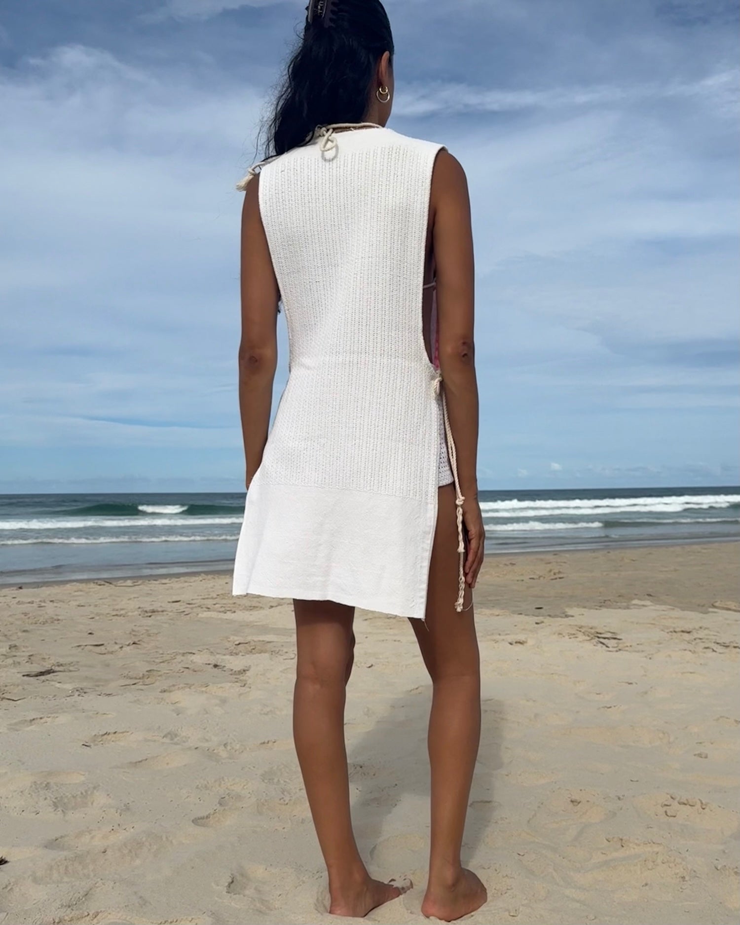 Side-Tie Dress mint