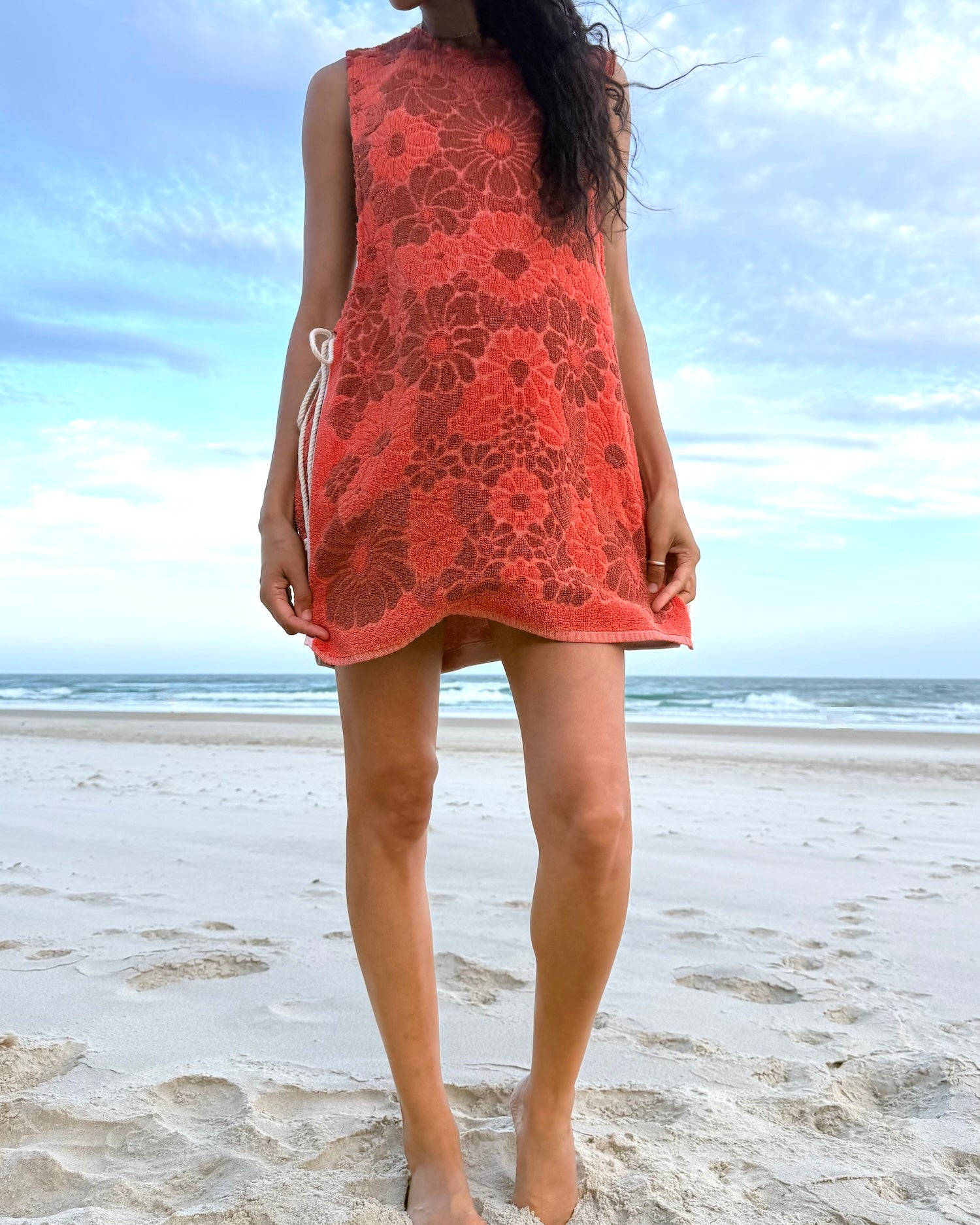 Vntg Reworked Tie Dress