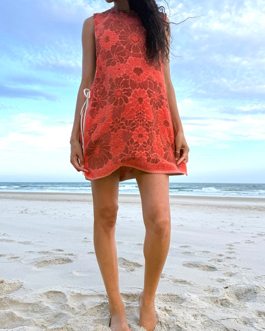 Vntg Reworked Tie Dress