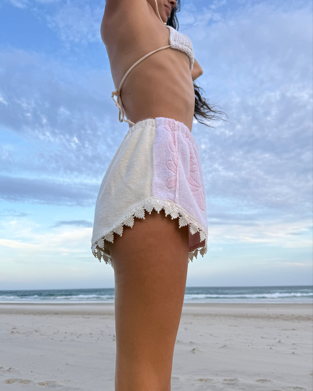 Vntg RW Shorts coral (M)